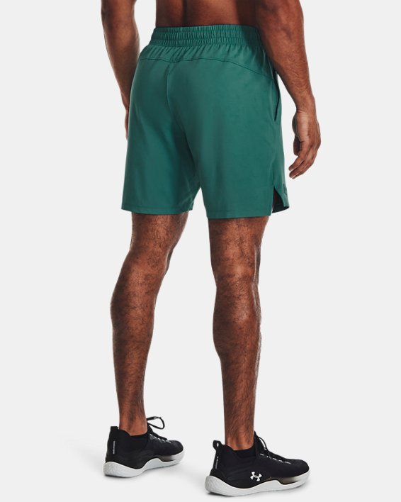 Men's UA Meridian Shorts in Green image number 1